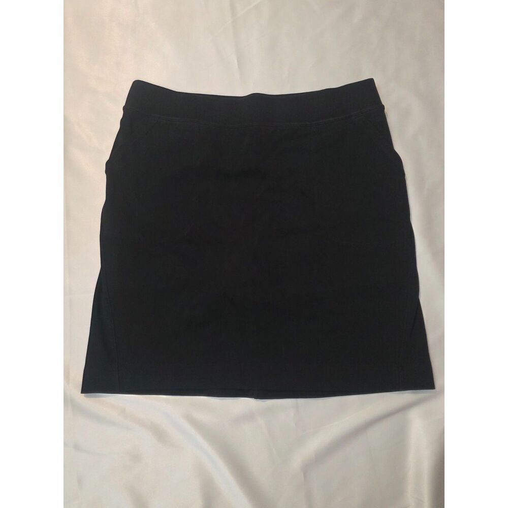 Duluth Trading Co Womens M Medium Black Skort Athletic Skirt Pockets Activewear